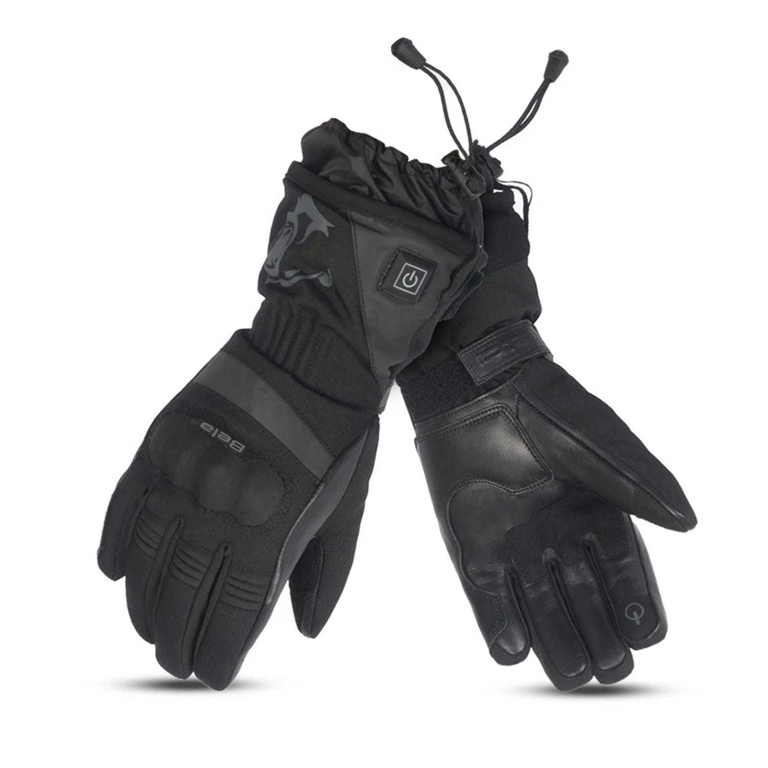 BELA HEAT Men's Motorcycle Textile Gloves Black – 2 – Maximomoto PT
