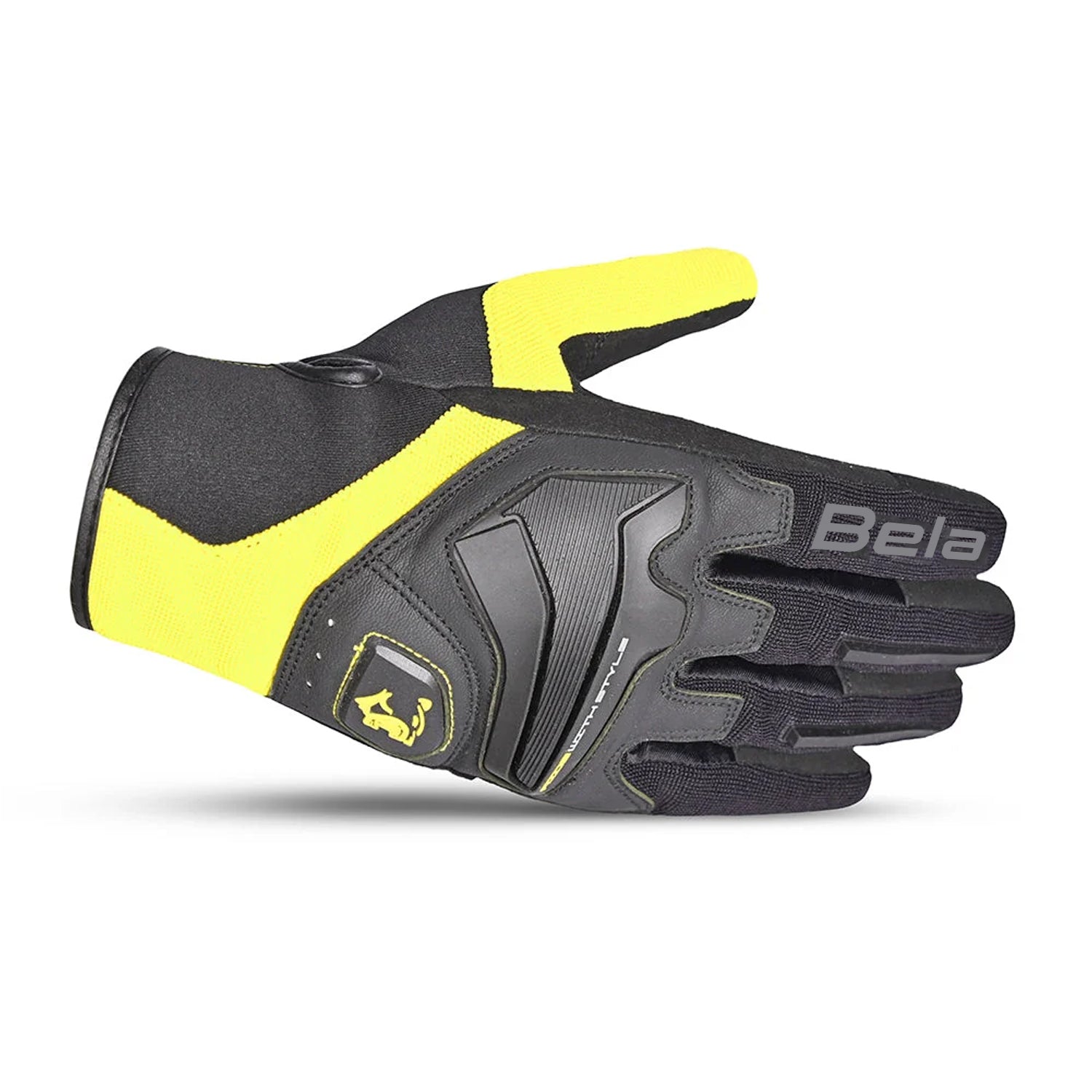 BELA STAR Moto Têxtil Men's Gloves Yellow Black – 3 – Maximomoto PT