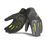 BELA STAR Moto Textil Luvas Homem Preto Cinza Amarelo – Maximomoto PT