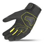BELA STAR Moto Textile Men's Gloves Black Gray Yellow