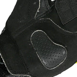 BELA LEMOX Luvas De Moto Homem Couro Preto Branco