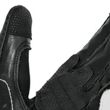 BELA LEMOX Luvas De Moto Homem Couro Preto Branco