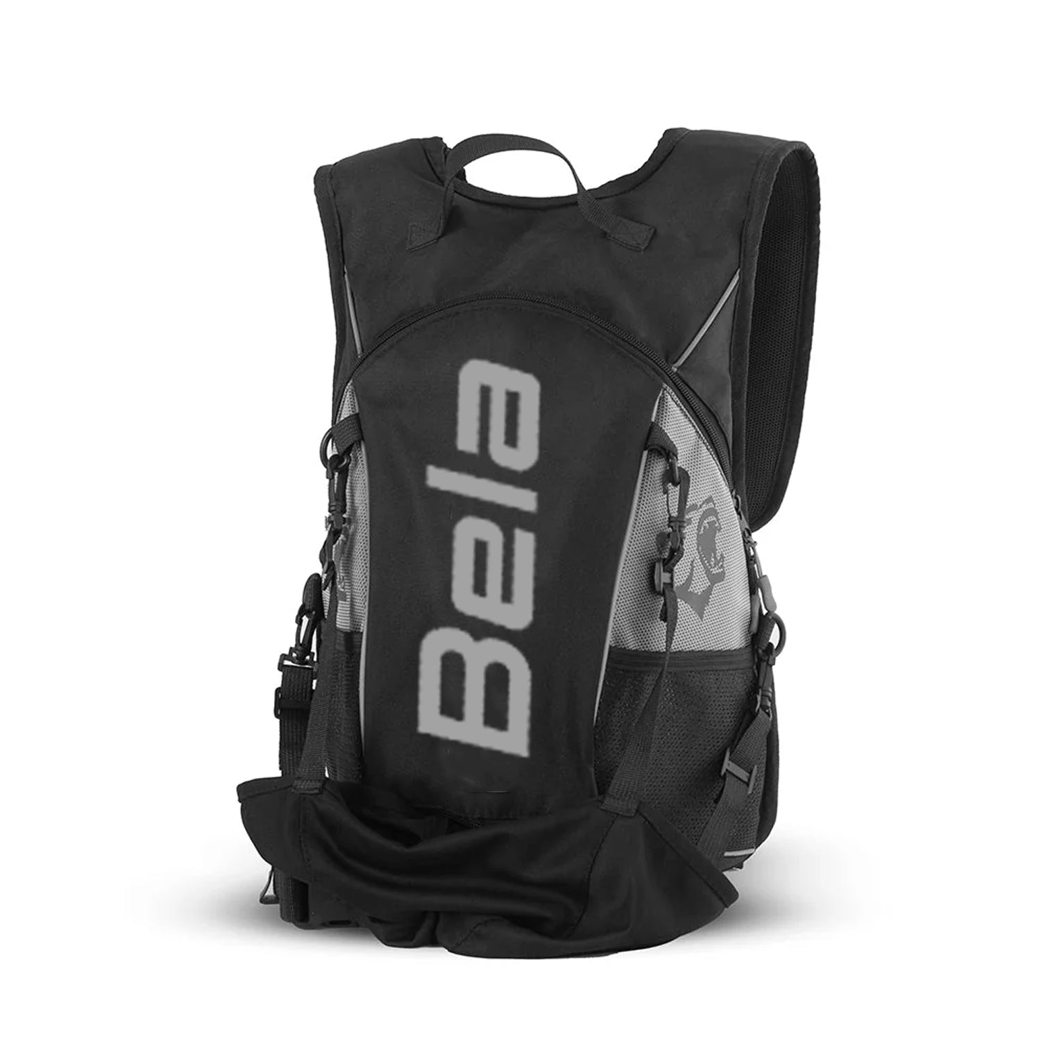 BELA Moto Montanha Mochila Couro Textil Preto – 1 – Maximomoto PT