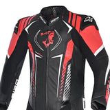 BELA ARAGONE 1 PC Fatos De Moto Couro Preto Vermelho