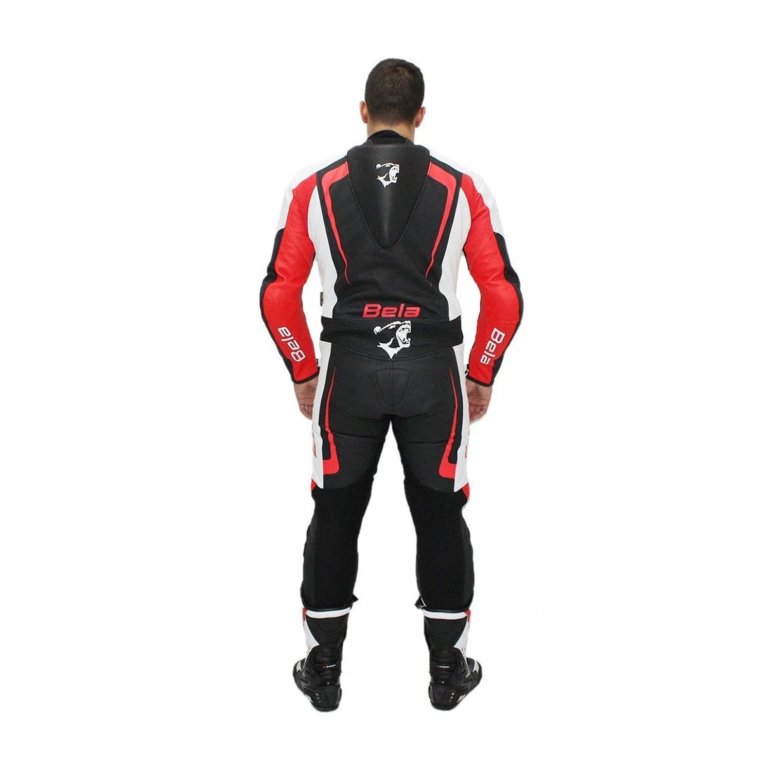 BELA MAVERICK 1 PC Fatos De Moto Branco Preto Vermelho – 2 – Maximomoto PT