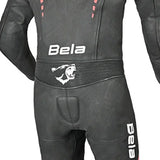 BELA ROLLOVER KIDS 1 PC Motorcycle Suit Black Red Fluorescent
