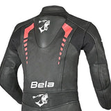 BELA ROLLOVER KIDS 1 PC Motorcycle Suit Black Red Fluorescent