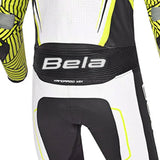 BELA North Star 2 PC Fatos De Moto Couro Branco Preto Amarillo