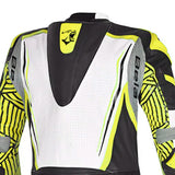 BELA North Star 2 PC Fatos De Moto Couro Branco Preto Amarillo