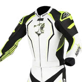 BELA North Star 1 PC Fatos De Moto Branco Preto Amarillo Fluor