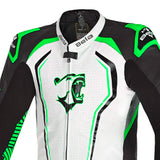 BELA NORTH STAR 1 PC Motorcycle Suits White Black Green