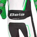 BELA NORTH STAR 1 PC Motorcycle Suits White Black Green