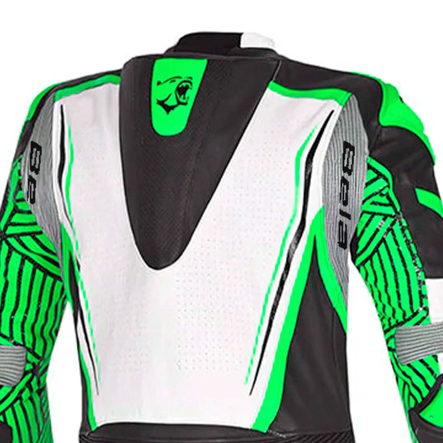 BELA NORTH STAR 1 PC Motorcycle Suits White Black Green – 7 – Maximomoto PT