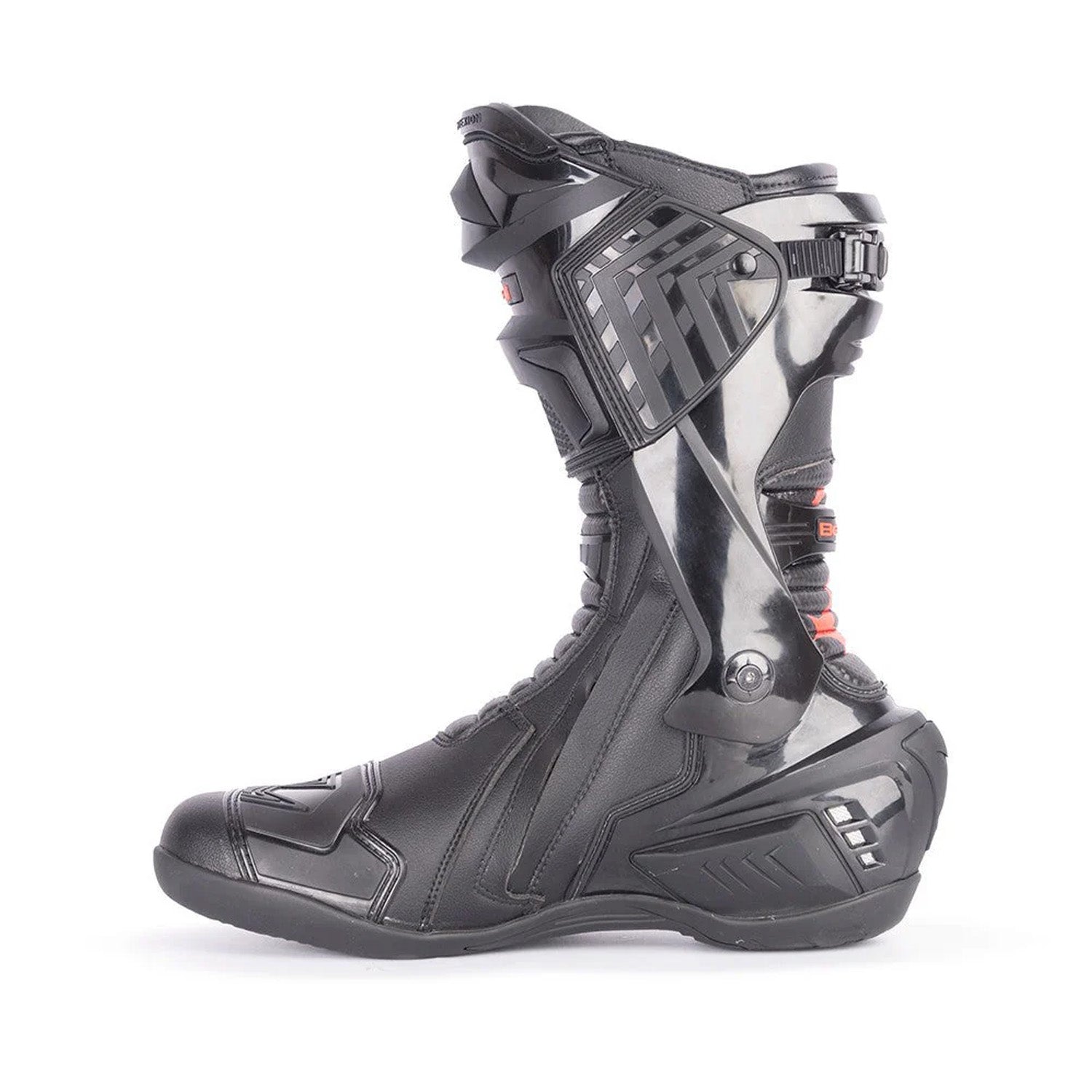 BELA SPEEDO 3.0 Black Red Leather Motorcycle Boots – 3 – Maximomoto PT