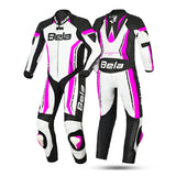 BELA ROCKET KIDS 1 PC Fatos De Moto Branco Rosa