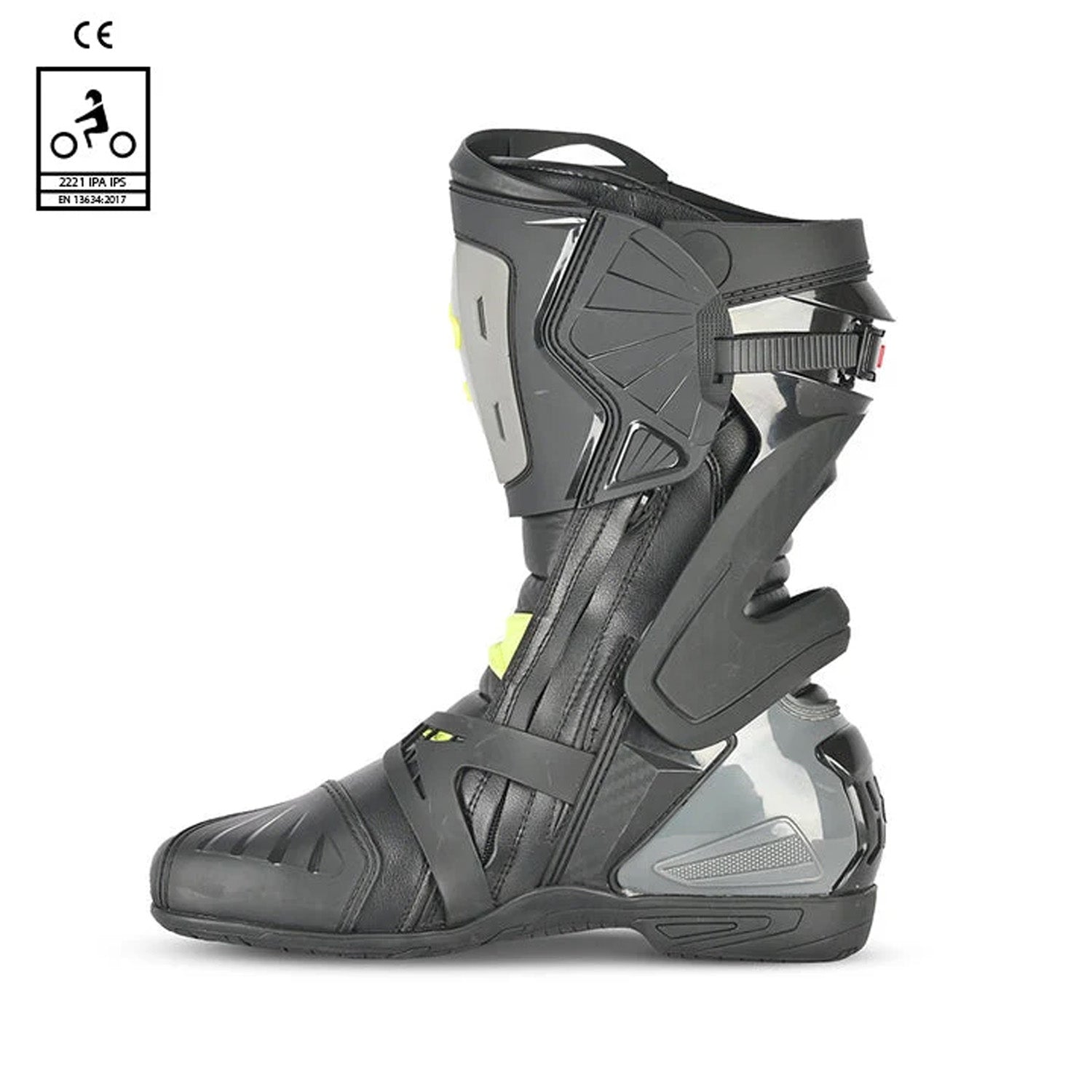 BELA RACE PRO (R-6) Black Leather Motorcycle Boots – 6 – Maximomoto PT