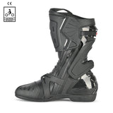 BELA RACE PRO (R-6) Black Leather Motorcycle Boots