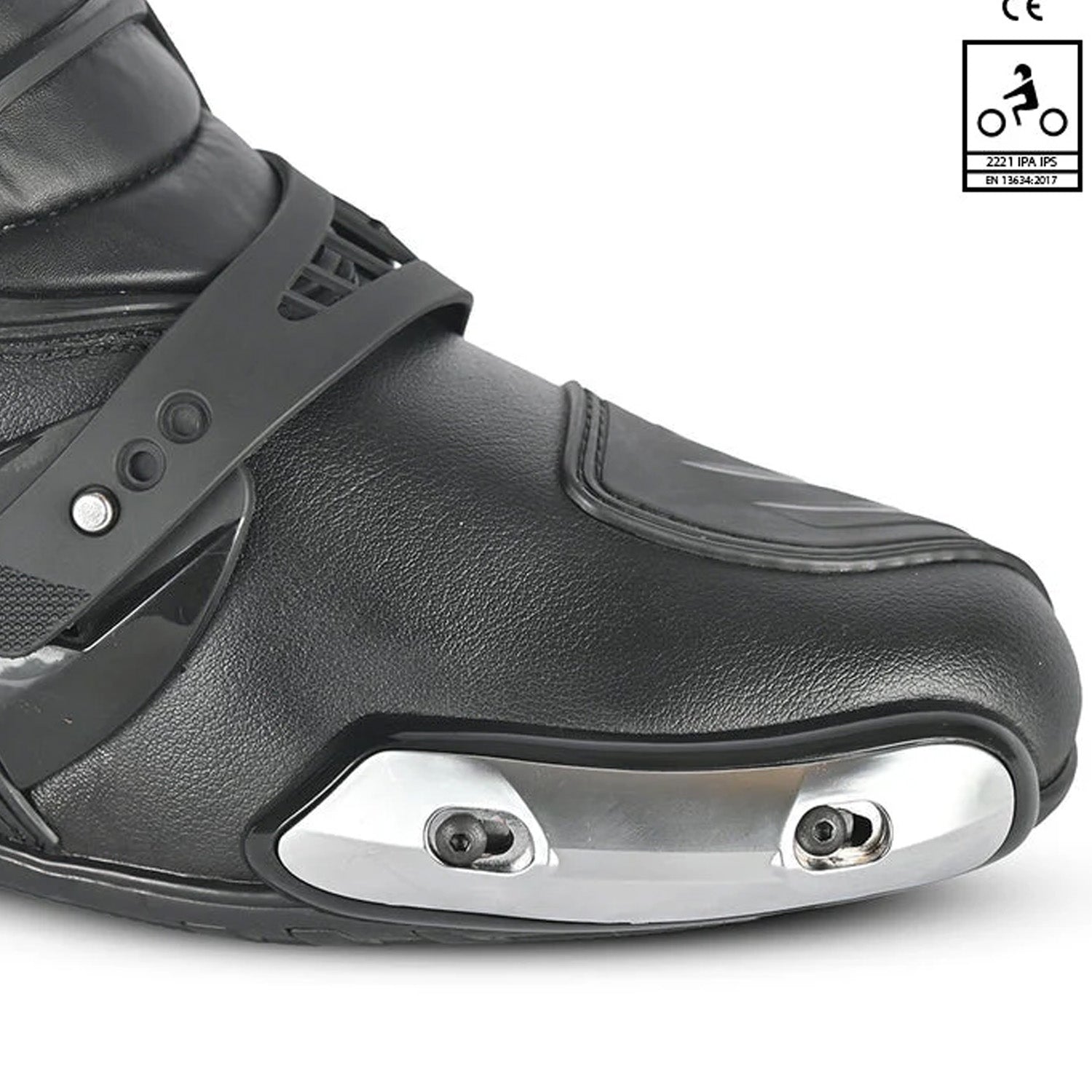 BELA RACE PRO (R-6) Black Leather Motorcycle Boots – 6 – Maximomoto PT