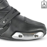 BELA RACE PRO (R-6) Black Leather Motorcycle Boots