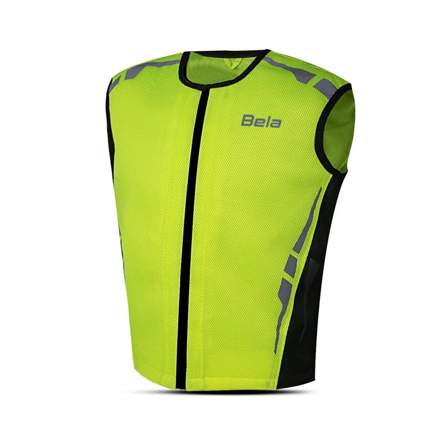 BELA Reflective Textile Vision Vest Black Fluorescent Yellow – 1 – Maximomoto PT