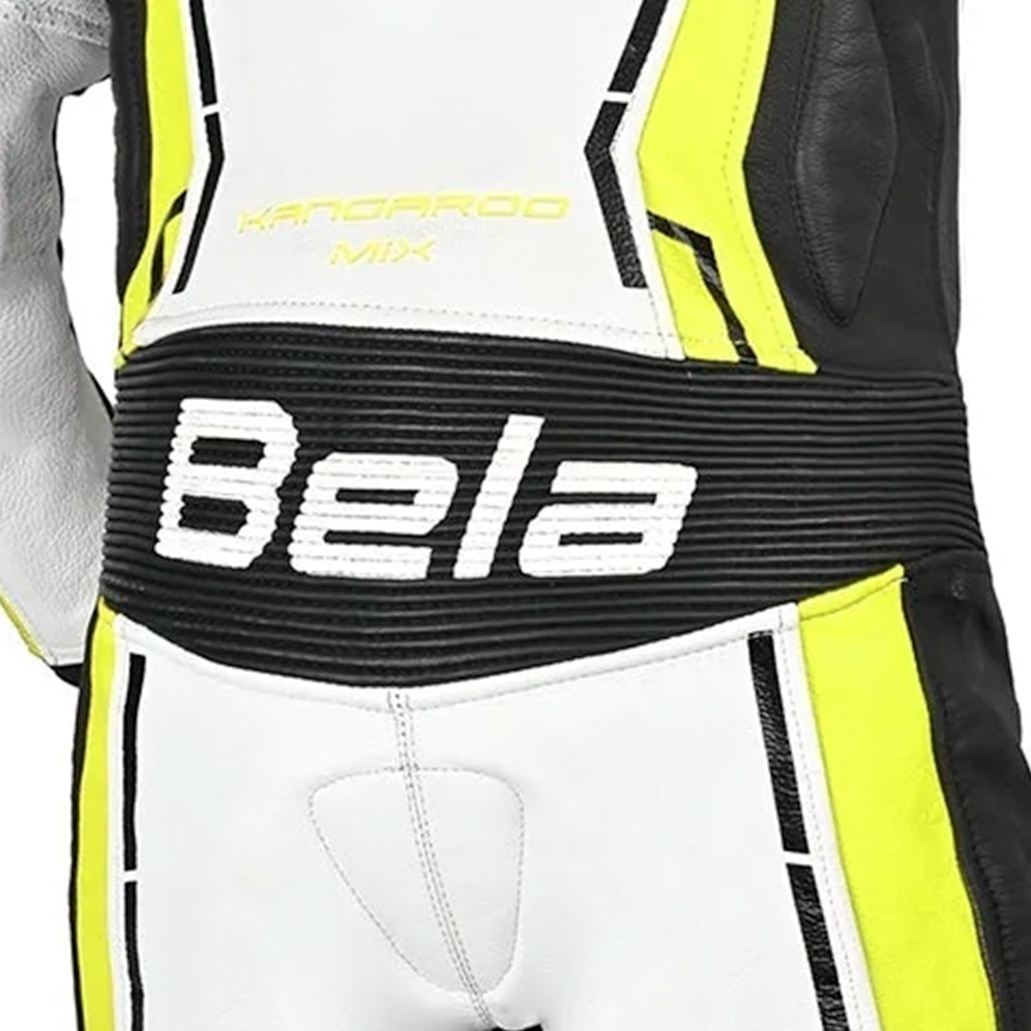 BELA ROCKET KIDS 1 PC Motorcycle Suit White Fluorescent Yellow – 5 – Maximomoto PT