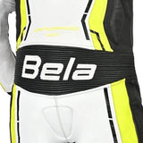 BELA ROCKET KIDS 1 PC Motorcycle Suit White Fluorescent Yellow