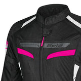 BELA SPRINTER Motorcycle Textiles for Women, Jackets in Black and Pink