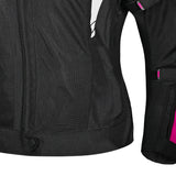 BELA SPRINTER Motorcycle Textiles for Women, Jackets in Black and Pink