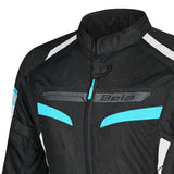 BELA SPRINTER Moto Textil Senhora Casacos Preto Turquoise