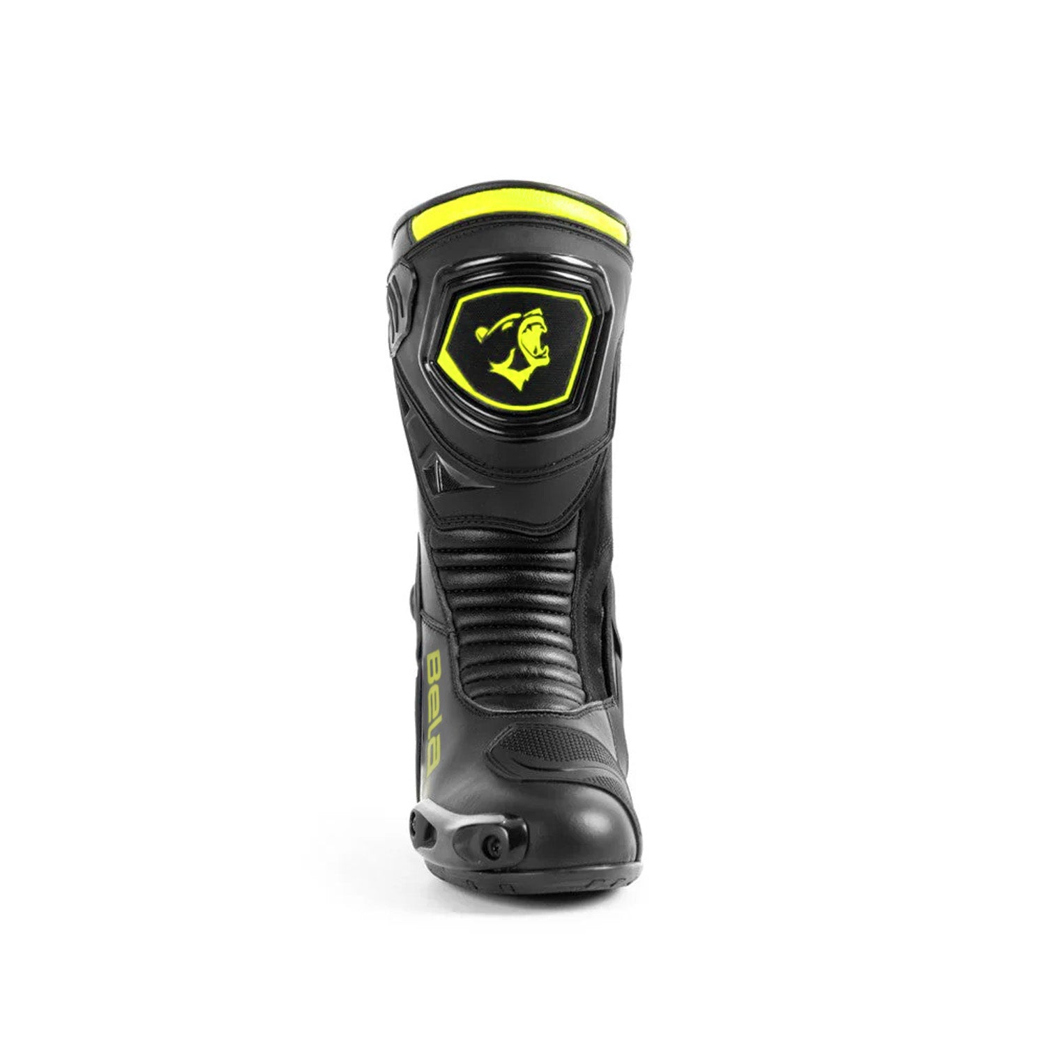 BELA THUNDER RACING Motorcycle Leather Boots Black Fluorescent Yellow – 5 – Maximomoto PT