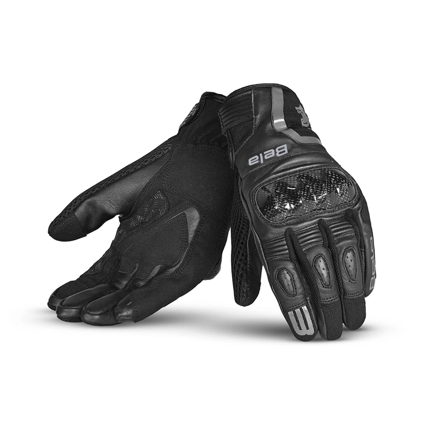 BELA AIR FLOW Luvas De Moto Senhora Couro Preto – 1 – Maximomoto PT