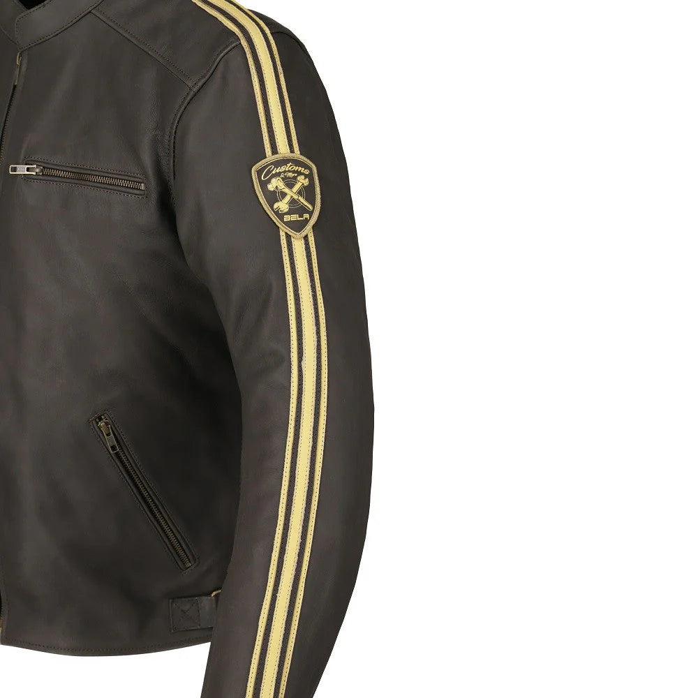 BELA CRAFT Motorcycle Leather Jackets Brown – 5 – Maximomoto PT