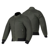 BELA Bullet Bomber Motorcycle Textile Jacket Olive Green