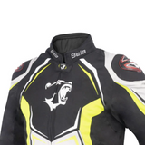 BELA Chaser Moto Textile Jackets Black Ice Yellow Fluor