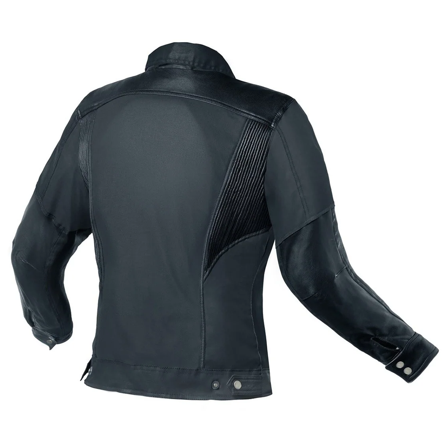 BELA Denim Senhora Moto Têxtil Casacos Preto – 3 – Maximomoto PT