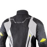 BELA NORDIC 4 Casacos De Moto Textil Gelo Cinza Preto Amarelo