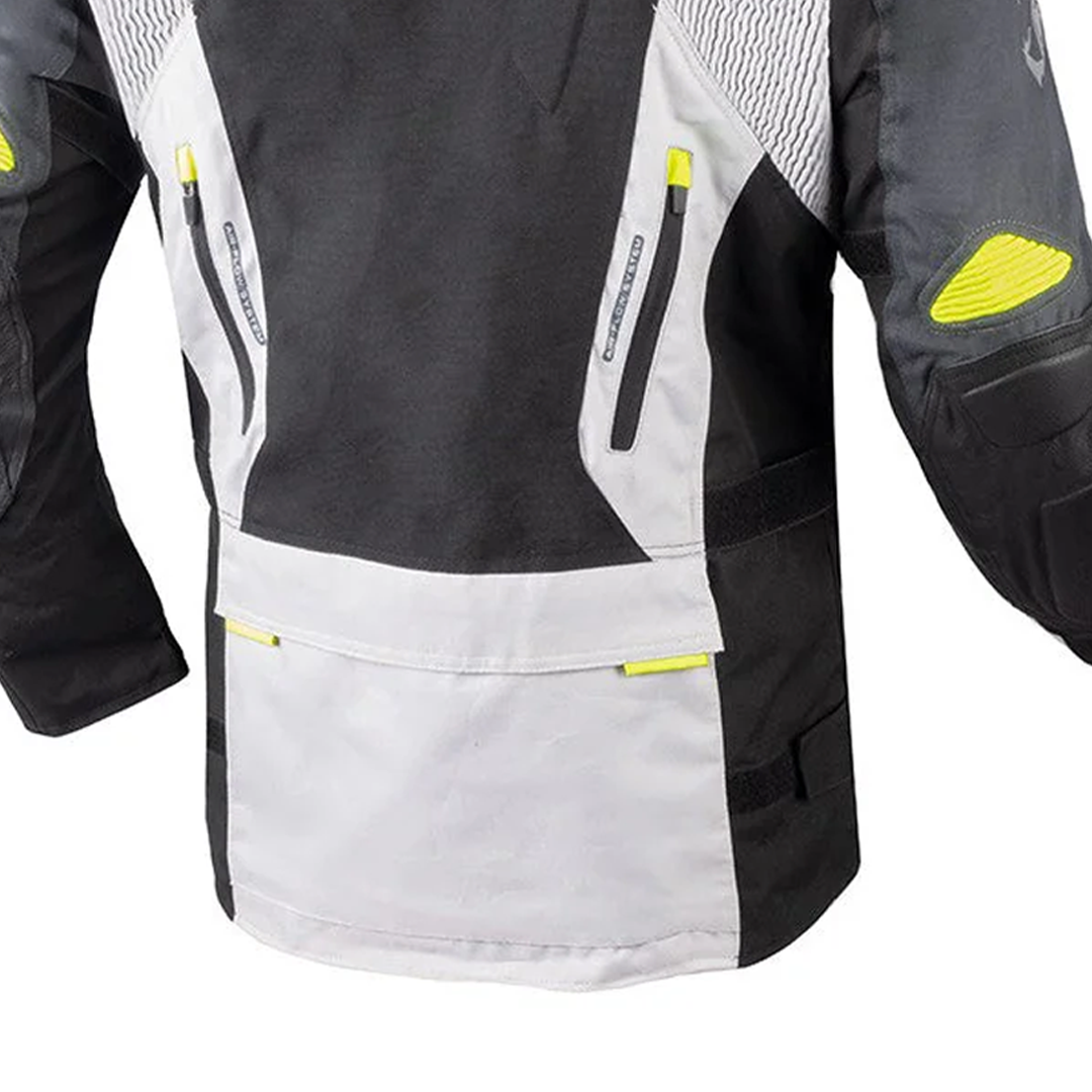 BELA NORDIC 4 Casacos De Moto Textil Gelo Cinza Preto Amarelo – 7 – Maximomoto PT