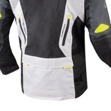 BELA NORDIC 4 Casacos De Moto Textil Gelo Cinza Preto Amarelo