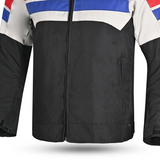 BELA Tark Casacos De Moto Textil Preto Gelo Vermelho Azul