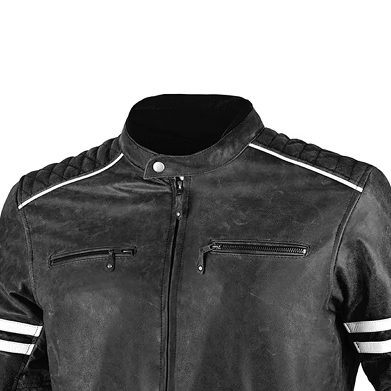 BELA TERMINATOR Casacos De Moto Couro Preto – 6 – Maximomoto PT