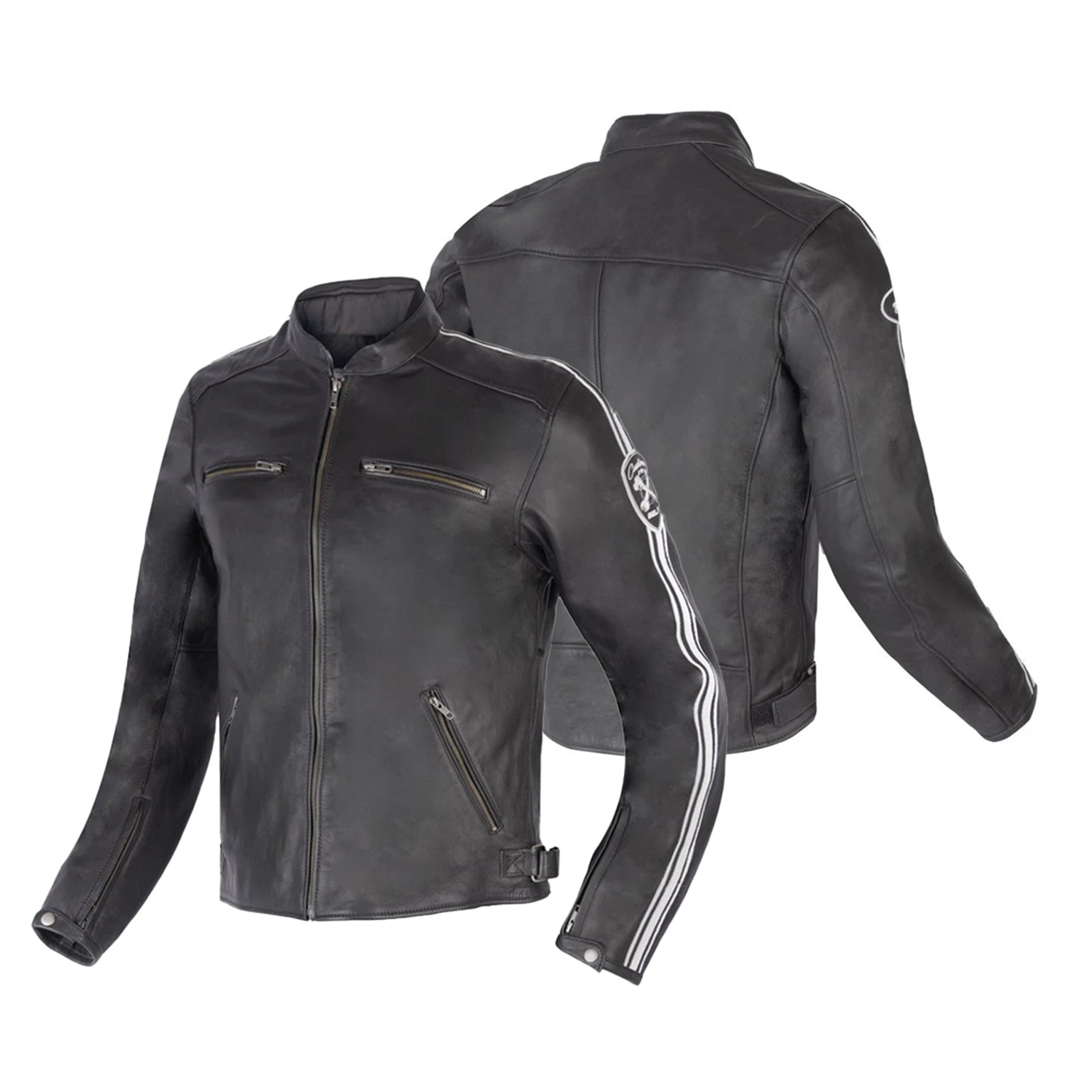 BELA CRAFT Leather Motorcycle Jacket Black – 2 – Maximomoto PT
