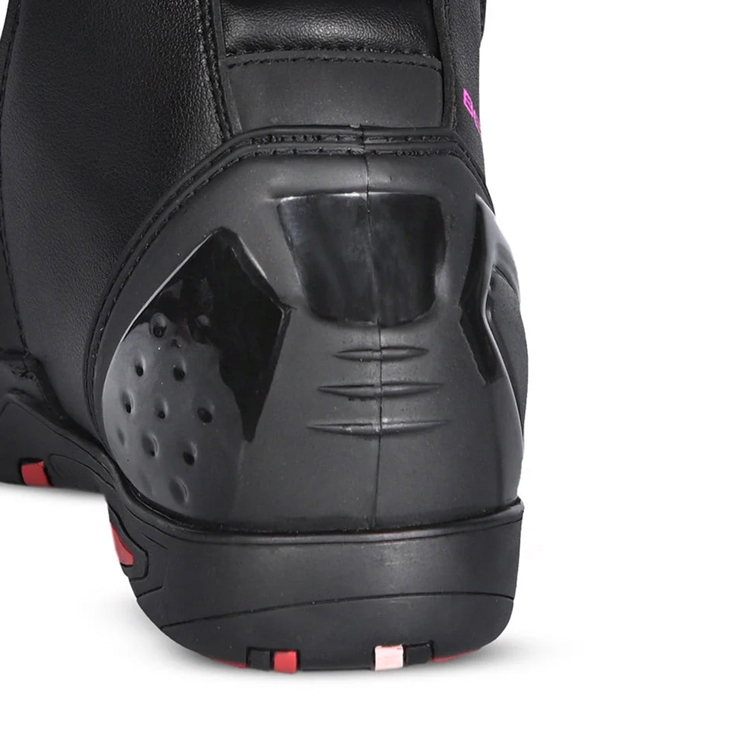 BELA STRIP Senhora Moto Couro Botas Preto Rosa Fluor – 3 – Maximomoto PT