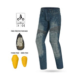 BELA ADAM Jeans Moto Blue Pants