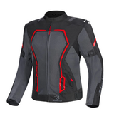 BELA ARTREX AIR 2.0 Moto Senhora Casacos Preto Cinza Vermelho