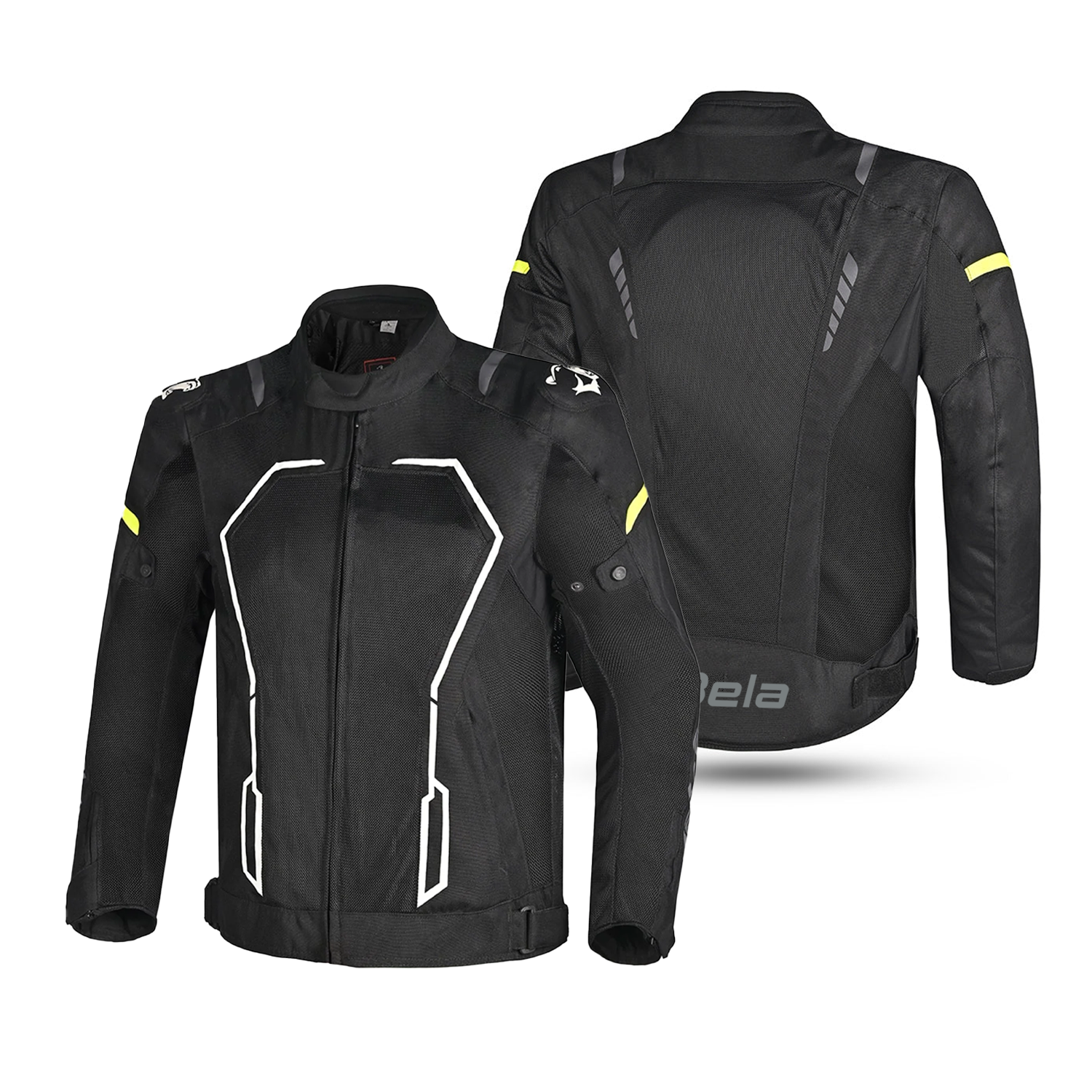 BELA ARTREX Textil Moto Casacos Preto Fluor Amarelo – 2 – Maximomoto PT