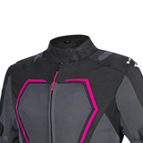 BELA ARTREX AIR 2.0 Moto Senhora Casacos Preto Cinza Fucsia