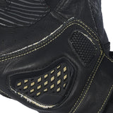 BELA ARMOUR PRO Moto Curta Luvas Preto Branco