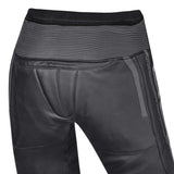 BELA BEAST Moto Homem Couro Calcas Preto Anthra Branco