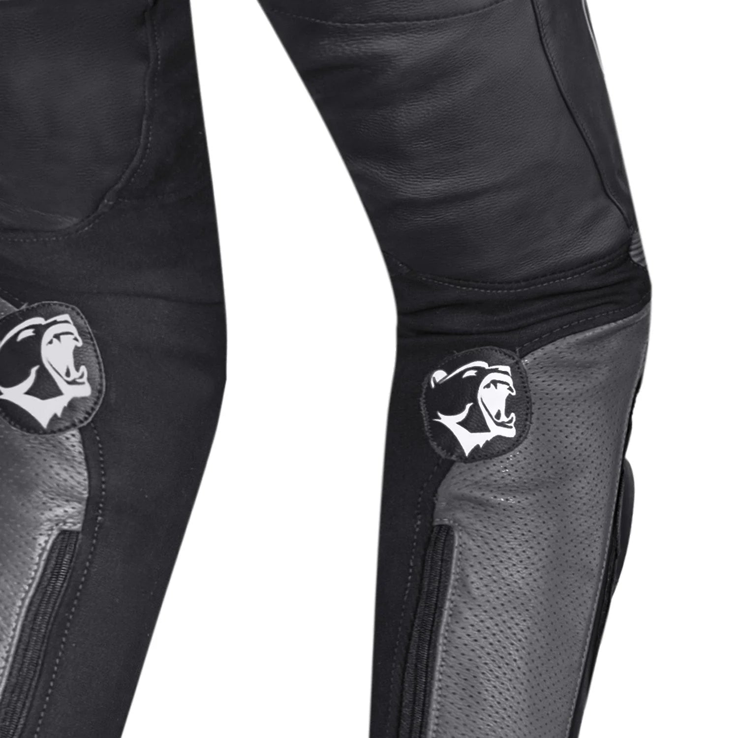BELA BEAST Moto Homem Couro Calcas Preto Anthra Branco – 7 – Maximomoto PT