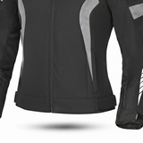 BELA BRADLEY Casacos De Moto Senhora Textil Preto Cinza